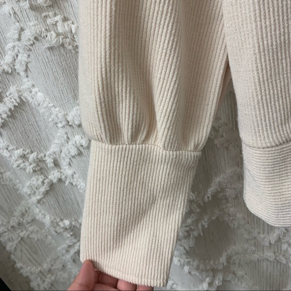 Madewell Cream Cardigan Sweater - Picture 9 of 10